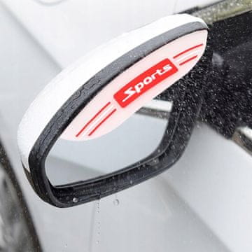 shumee 2x univerzalna prevleka za dež za vzvratno ogledalo v avtomobilu