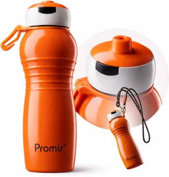 Promis Jeklena steklenica za vodo Promis TMB-07A, prostornina 0,7 litra