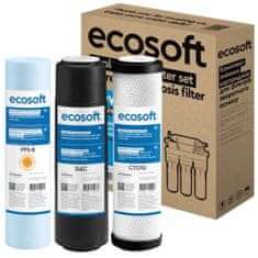 Ecosoft Komplet filtrirnih vložkov Ecosoft CHV3ECO RO. Polletni komplet.