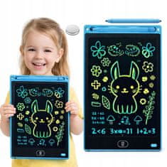 shumee LCD risalna tablica 10" modra za otroke - velik zaslon s pisalom