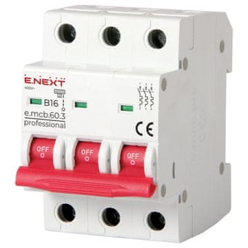 shumee E.next p041026 Varovalka odklopnika PRO 3P B 16A 6kA 230/400V AC