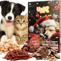shumee Božični adventni koledar UniQ Pets s priboljški za pse in mačke