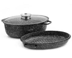 ZILNER Pekač z marmorno prevleko 8,0 l 38 cm 3 elementi zilner ZL-1112