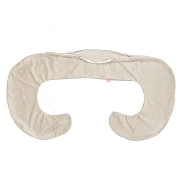 shumee Žametna prevleka za nosečniško blazino BabyUniverse tip C - bež
