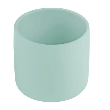 shumee Silikonska skodelica za otroke 180 ml 6m+ MinikOiOi zelena