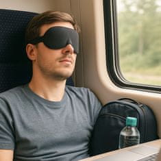 It BC Sleeping Eye Mask Potovalna maska za spanje za letalo črne barve