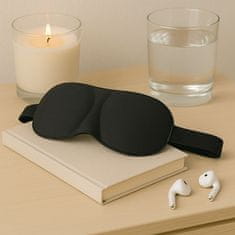 It BC Sleeping Eye Mask Potovalna maska za spanje za letalo črne barve