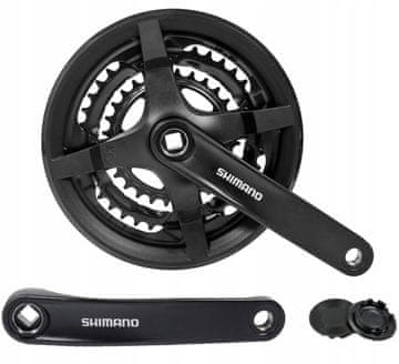 Shimano Gonilka: 3 x 6/7/8 zob Shimano Tourney FC-TY301 48x38x28 170 mm