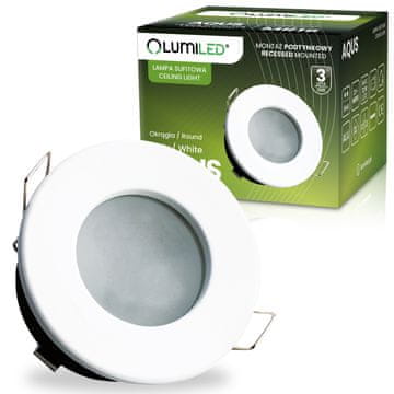 LUMILED Aqus LED vgradna halogenska svetilka MR16 okrogla bela