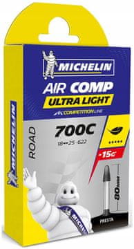 MICHELIN Michelin UltraLight Air Comp 700Cx 18-25 Presta 80 mm zračnica