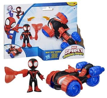HASBRO Pajek in super prijatelji - Miles Morales + vozilo G1952 G2460