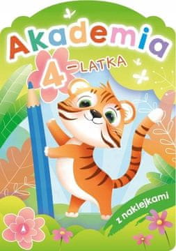 shumee Akademija 4-letne vaje nalepke naloge A Horosin otroške knjige
