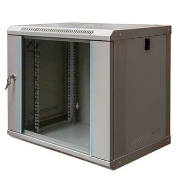 shumee Netberg Rack omarica 19" 9U 450x600x400 stenska montaža siva N