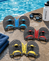 Aqua-Sport Plavalna lopatica Aqua-sport PRO črno-rumena AS1361 velikost L