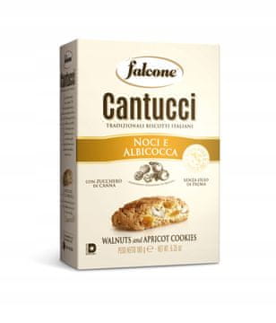 Falcone Cantucci orehovi in marelični piškoti 180g falcone italijanski
