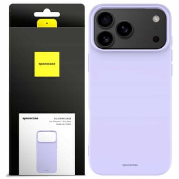 shumee Silikonski ovitek Spacecase 3.0 za iPhone 17 Pro Max vijoličen