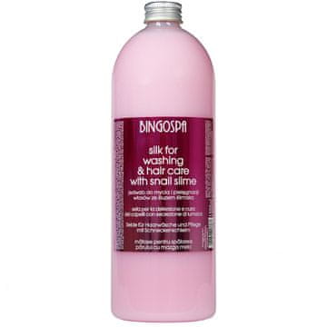 shumee Svila za umivanje in nego las s polžjo sluzjo 1000 ml bingospa