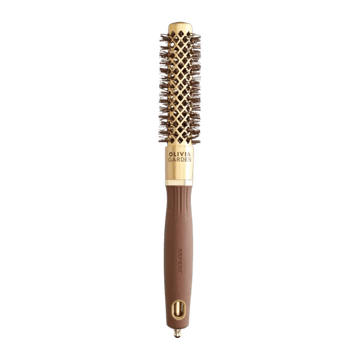 Olivia Garden Olivia Garden Blowout Shine - krtača za lase Gold&Brown 20 mm