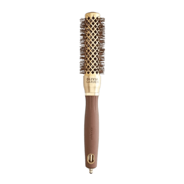 Olivia Garden Olivia Garden Blowout Shine - krtača za lase Gold&Brown 25 mm