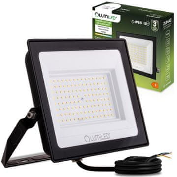 LUMILED ZUNA2 LED reflektor 100W 9000lm 4000K IP65 črne barve