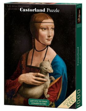 Castor Sestavljanka Dama z hermelinom, 1000 kosov. Leonardo da Vinci