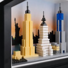 shumee New York Empire State Architecture 759 El 3D uokvirjena slika