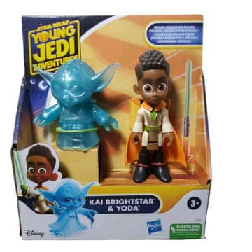 shumee Hasbro SW Mlada Jedi pustolovščina Kai Yoda komplet 2 figuric