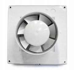 VENTS Aksialni ventilator z zaklopko in časovnikom, 100 mm zračniki