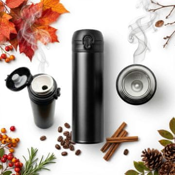 shumee Termo potovalna skodelica iz jekla 450 ml za kavo, čaj, vodo