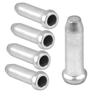 ACCENT Končniki kablov Accent 2,3 mm aluminijasti, 5 kosov, srebrni