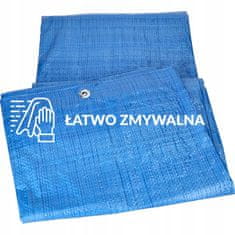 shumee Ponjava 4x8 zaščitna modra 8x4 ponjava, ojačana s PE 32m2