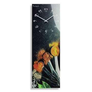 Flexistyle Velika akrilna stenska ura za dnevno sobo ali kuhinjo Spices