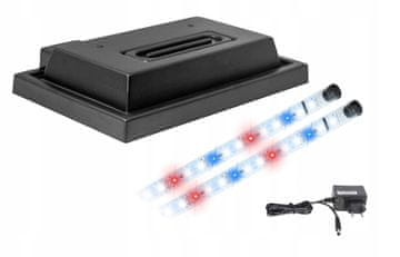 shumee Pokrov za akvarij 40x25 črn + LED osvetlitev Spectrum bbnbbc