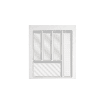 shumee Vložek za jedilni pribor MAX | Model 45 (400x490 mm) | Bela