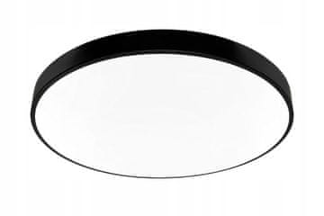 IdeaLED Okrogla stropna svetilka LED stropna svetilka 36W črna 40cm