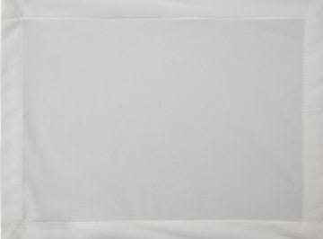 shumee Komplet podstavkov za mizo Melinda prt 4 kosi 30X40CM beli