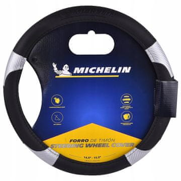 MICHELIN Michelin zaščita za volan črno/siva M 36,8-39,4 cm za avto