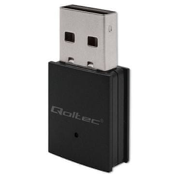 Qoltec Brezžični mini WiFi adapter Qoltec Standard N | BT 4.0 USB