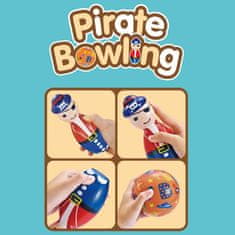 shumee Mini piratska arkadna igra kegljanje za otroke z žogicami