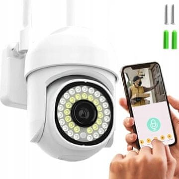 shumee Zunanja wifi IP kamera 4x zoom SD kupola IP full hd 1080p