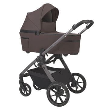 Espiro Espiro Yoga 2-v-1 večnamenski voziček 208 esenca čokolade