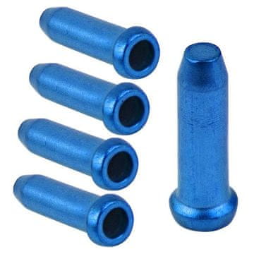 ACCENT Končniki kablov Accent 2,3 mm aluminijasti, 5 kosov modri