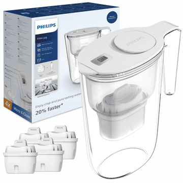 Philips Philips AWP2933WHT4/10 vrč za filtriranje vode s 4 filtri