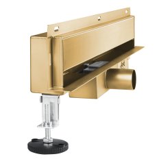 Stenski odtok BASIC Wall Gold, zlat, 50 cm
