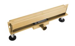 Stenski odtok BASIC Wall Gold, zlat, 50 cm