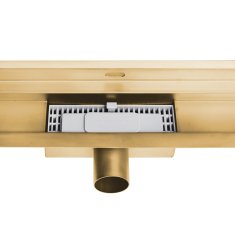 Stenski odtok BASIC Wall Gold, zlat, 50 cm