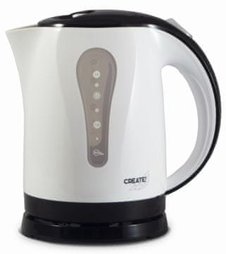 Kalorik Brezžični grelnik vode Kalorik, bel in črn, 1,8 l, 2200 W