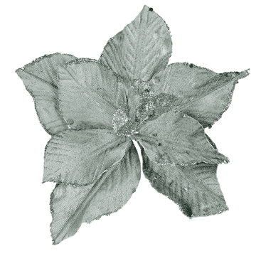 shumee Siva magnolija na cvetu - cvetovi za božično drevo 28 cm