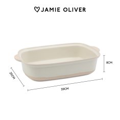 Jamie Oliver Pekač Big Love Epic Roaster 39 cm, kremni / Jamie Oliver