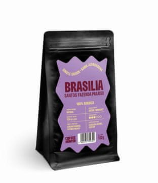 shumee Brasilia Santos Fazenda Paraiso vzorec 100 g. kavna zrna